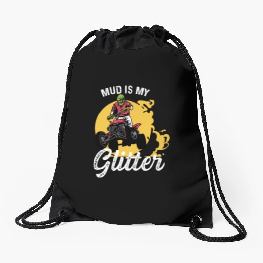 Mud is Glitter Fearless or Brave Gift Drawstring Bags