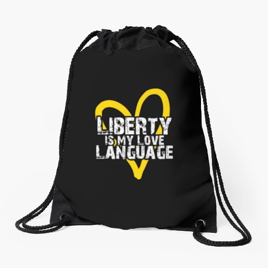 Liberty Love Drawstring Bags