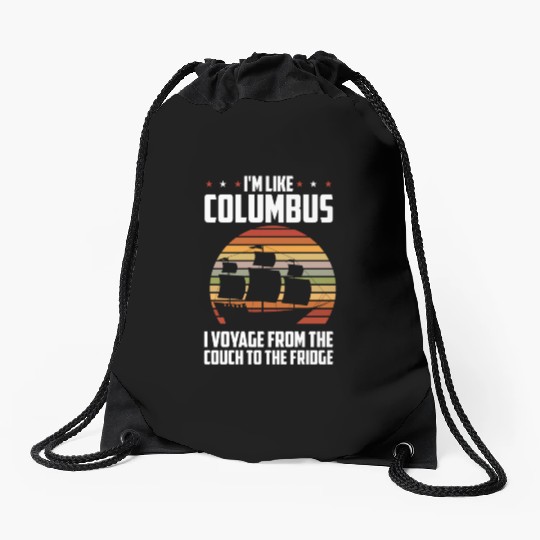 Columbus Day 1492 Drawstring Bags