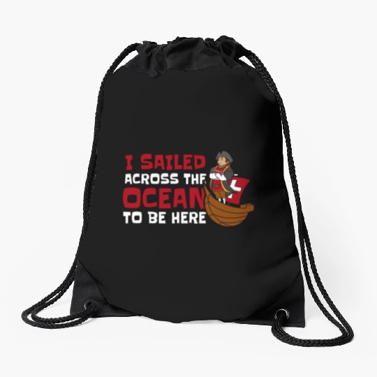 Columbus Day 1492 Drawstring Bags