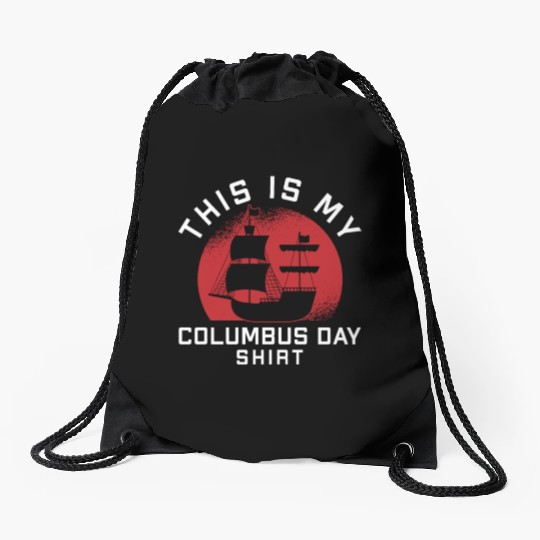 Columbus Day 1492 Drawstring Bags
