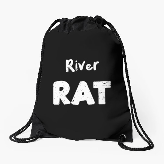 River Rat - Poker Drawstring Bags