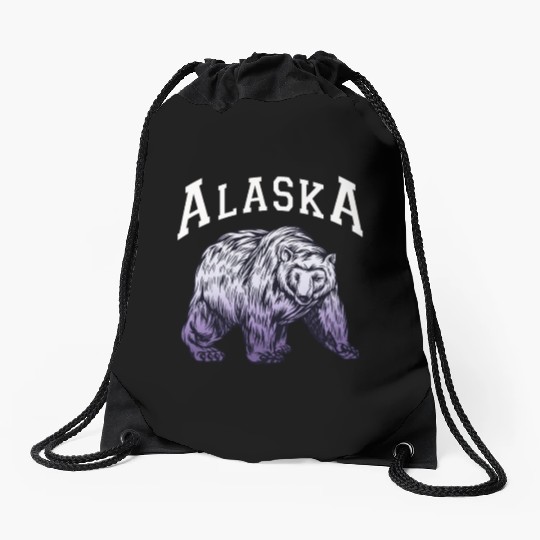 Alaska Gift USA Natur Bär Denali Grizzly Wald Drawstring Bags