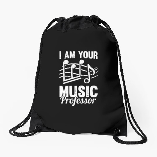 Music Teacher music nout Drawstring Bags