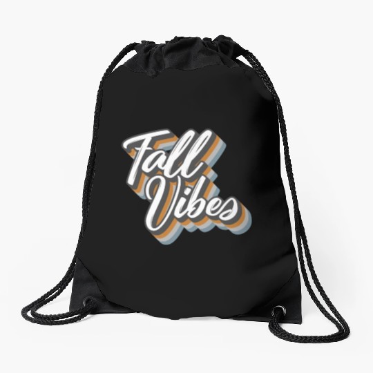 Halloween Theme Fall Vibes Coffee Lover Mug Gift, Drawstring Bags