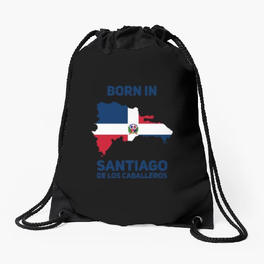 Santiago de los Caballeros Dominican Republic Drawstring Bags