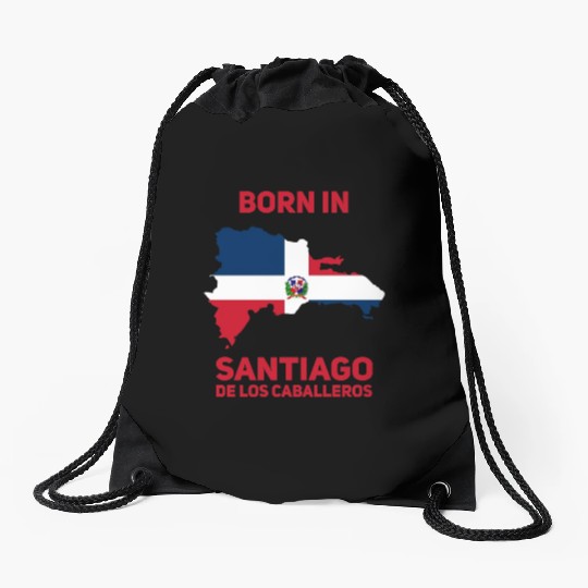 Dominican Republic Drawstring Bags