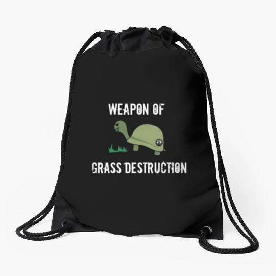Grass destruction (Light) Drawstring Bags