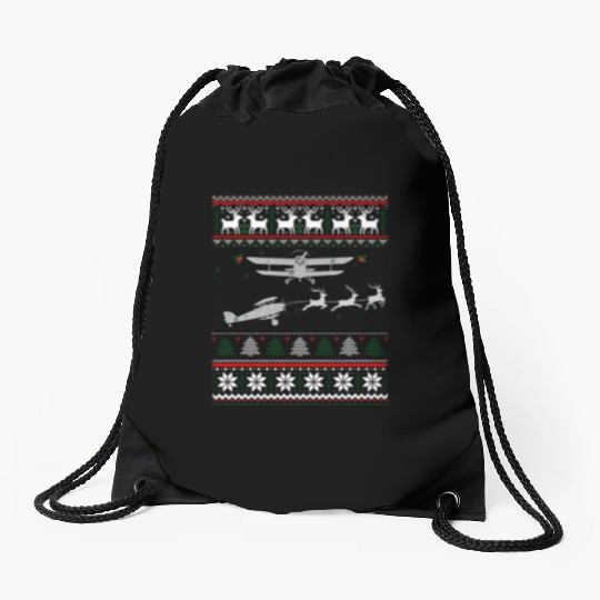 Best Christmas Thanksgiving Gift Pilots Aviation Drawstring Bags