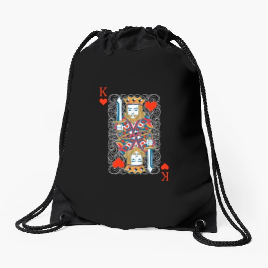 King of Hearts, Poker Drawstring Bags