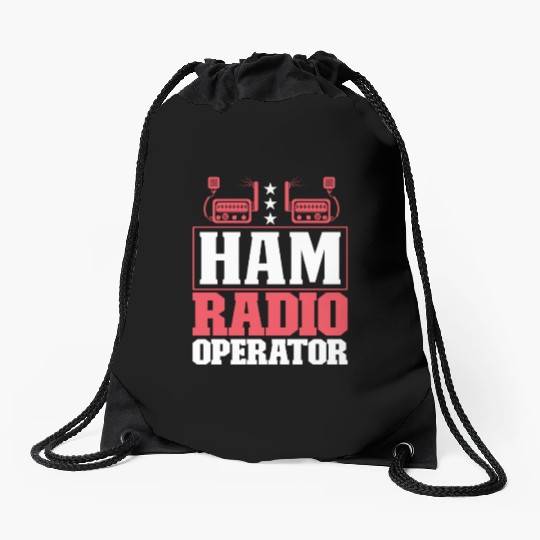 Ham Radio Radio Operator Amateur Radio Signal Drawstring Bags