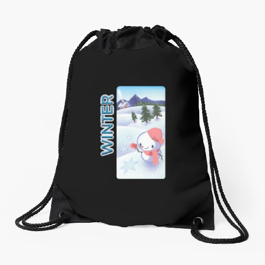 Winter Drawstring Bags