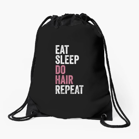 Funny Cosmetologist Hairdresser Hairstylist Drawstring Bags