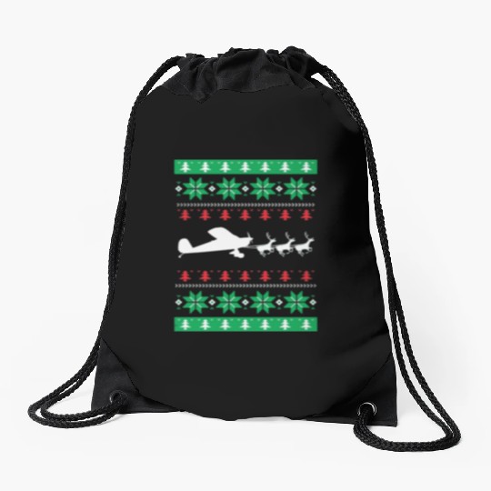 Best Christmas Thanksgiving Pilots Aviations Drawstring Bags