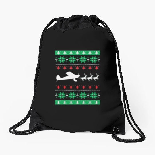 Best Christmas Thanksgiving Pilots Aviations Drawstring Bags
