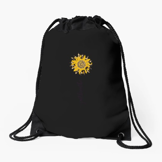 Just Breath Drawstring Bags