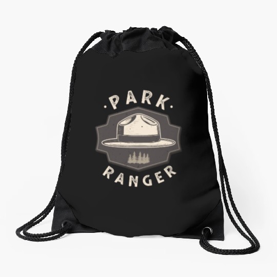 Park Ranger National Park Forester Drawstring Bags