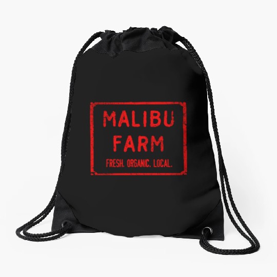 Malibu Farm Miami Beach fresh organic local Drawstring Bags
