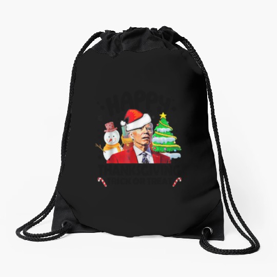 Joe Biden Merry Thanksgiving Trick Or Treat Drawstring Bags