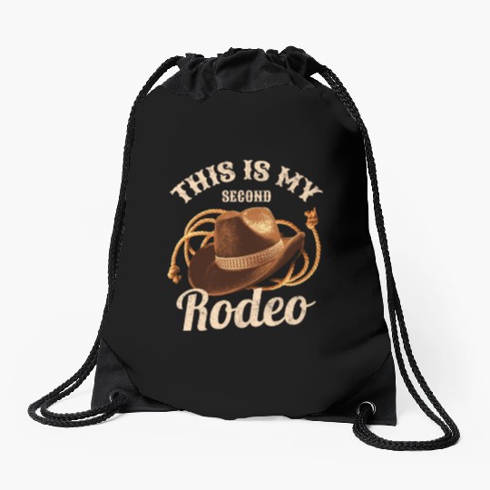 Rodeo Bull Riding Livestock Show Farmer Cattle Drawstring Bags