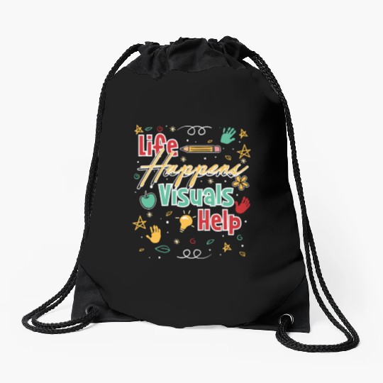 Sped Teacher Special Education Teacher Drawstring Bags