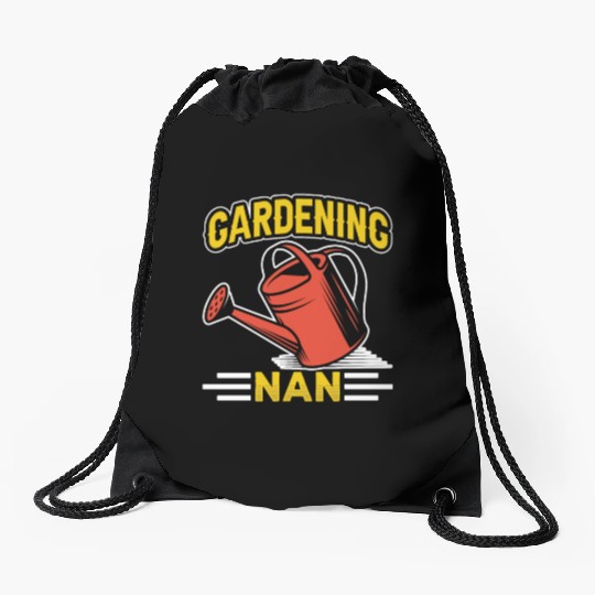 Gardening Nan Granny Grandma Garden Gardener Drawstring Bags