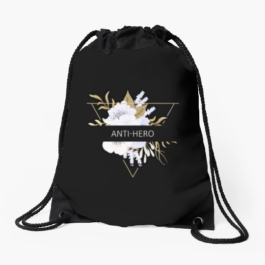 Anti-Hero Flower Text Gift Music Fan Lover Drawstring Bags