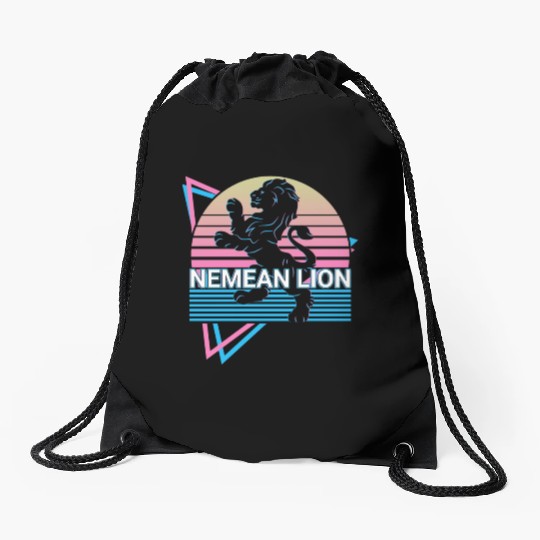 Nemean Lion Mythical Creature Ancient Greek Mythol Drawstring Bags