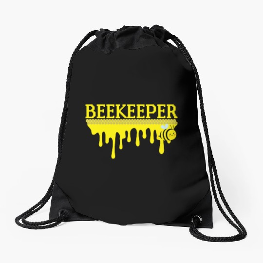 Bee Keeper Beekeeper, Funny Bee Hive Honey Lover Drawstring Bags