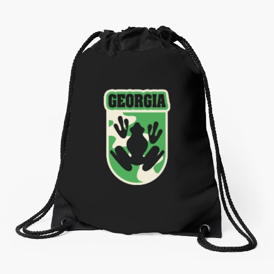 US States GEORGIA Drawstring Bags