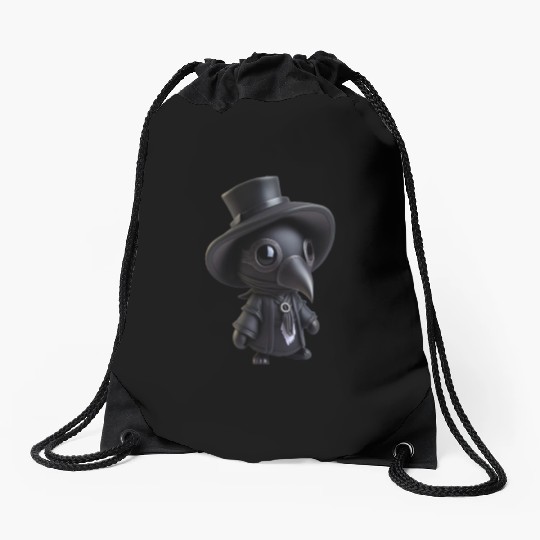 Plague Doctor Killer Drawstring Bags