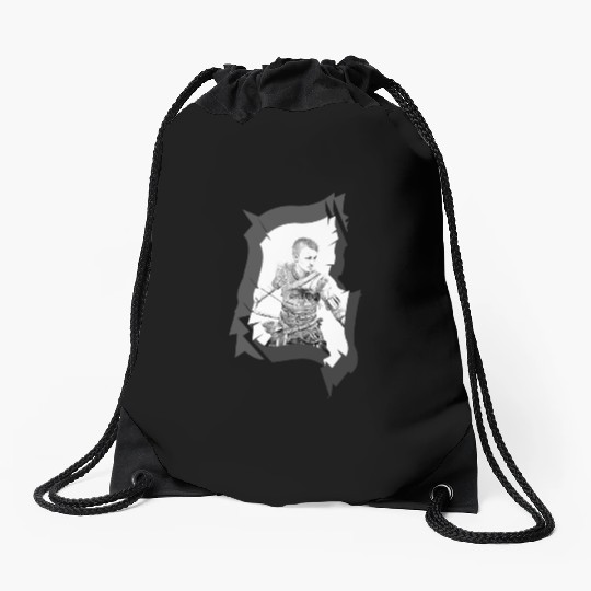 Son kratos,god of war. PS 4 Drawstring Bags