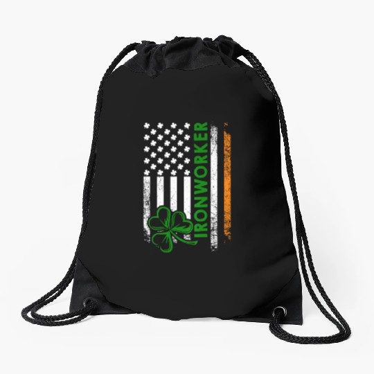 Im An Irish Ironworker Ironworker Drawstring Bags