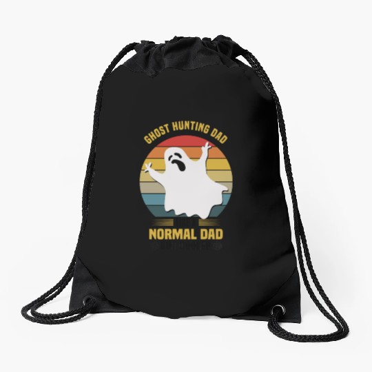 ghost hunting Drawstring Bags