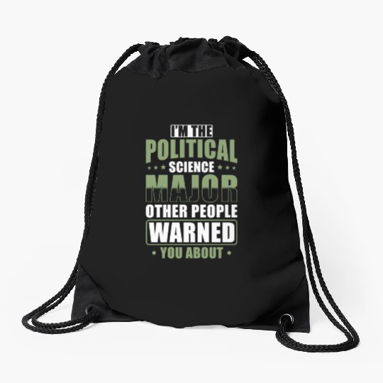 Political Science Major Drawstring Bags