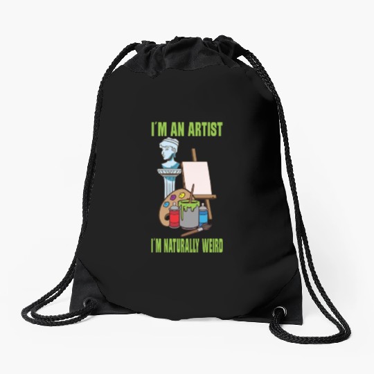 Artist Painting Painter Art Paint Art Teacher Drawstring Bags