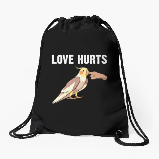 Love Hurts Drawstring Bags