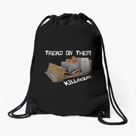 Killdozer Drawstring Bags