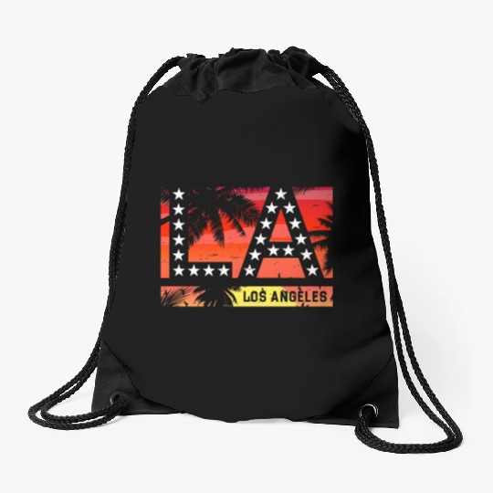 Los Angeles LA California Gift Drawstring Bags