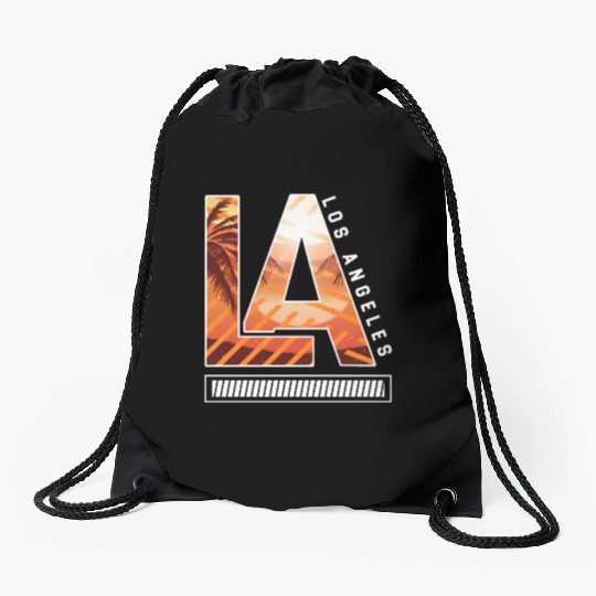 Los Angeles LA California Gift Drawstring Bags