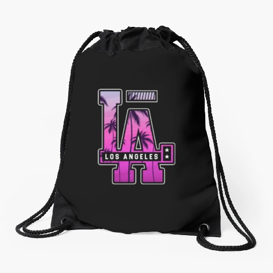 Los Angeles LA California Gift Drawstring Bags