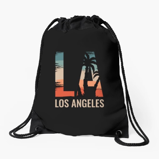 Los Angeles LA California Gift Drawstring Bags