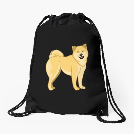 Shiba Inu Cute Puppy Dog Owners Pet Lover Gifts Drawstring Bags