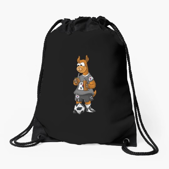 South Korean Fan Llama Drawstring Bags