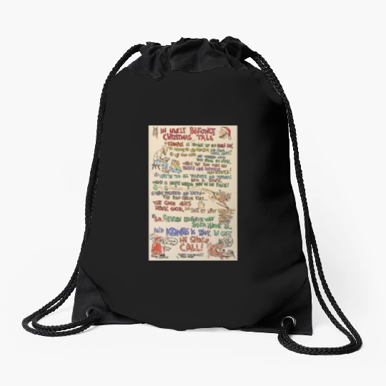 Krampus Drawstring Bags