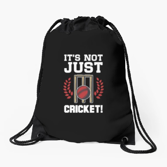 It's Not Just Cricket Drawstring Bags