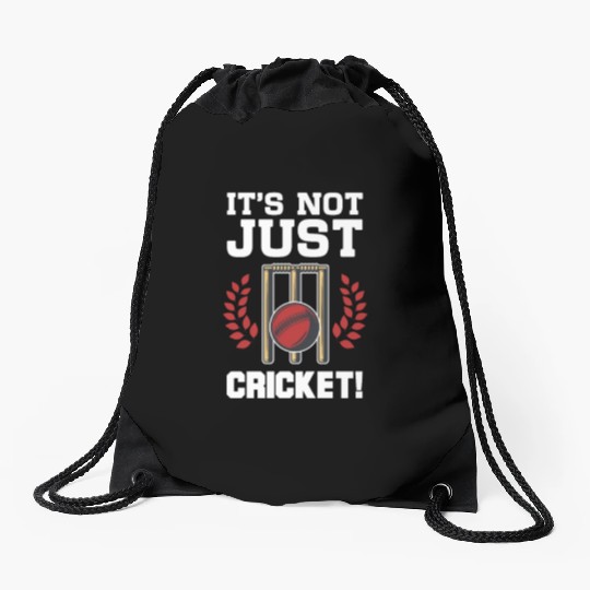 It's Not Just Cricket Drawstring Bags