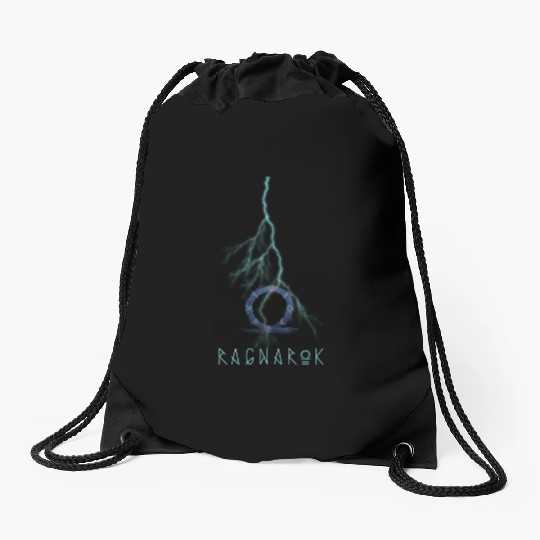 god of war ragnarock Drawstring Bags black for gamers