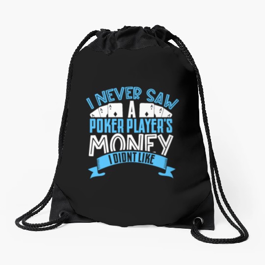 Poker Casino Poker Player Gambling Roulette Drawstring Bags