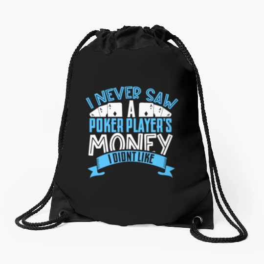 Poker Casino Poker Player Gambling Roulette Drawstring Bags